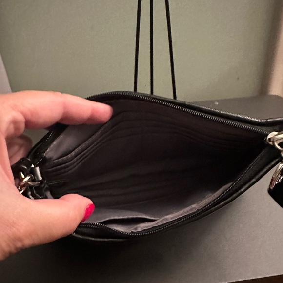 Coach Black Jacquard Wristlet - Picture 3 of 5